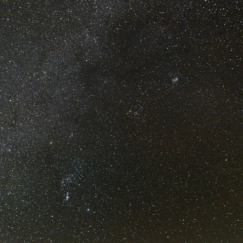 冬の星座と対日照