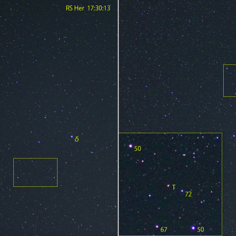 ヘルクレス座RSとT (23-12-02)