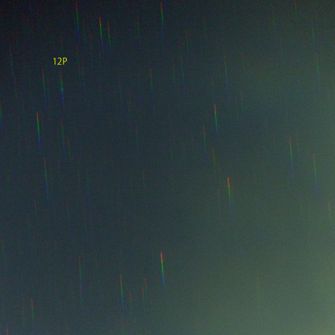 ポン・ブルックス彗星のスペクトル (24-03-04)