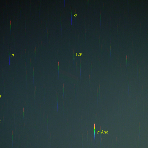 ポン・ブルックス彗星のスペクトル (24-03-08)