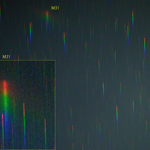 ポン・ブルックス彗星のスペクトル (24-03-10)