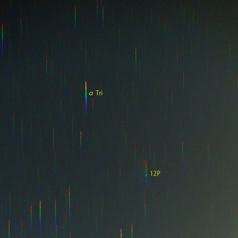  ポン・ブルックス彗星スペクトル (24-03-27)