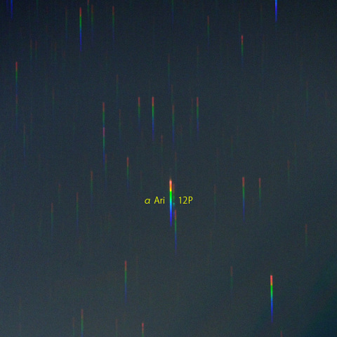 ポン・ブルックス彗星スペクトル (24-03-31)