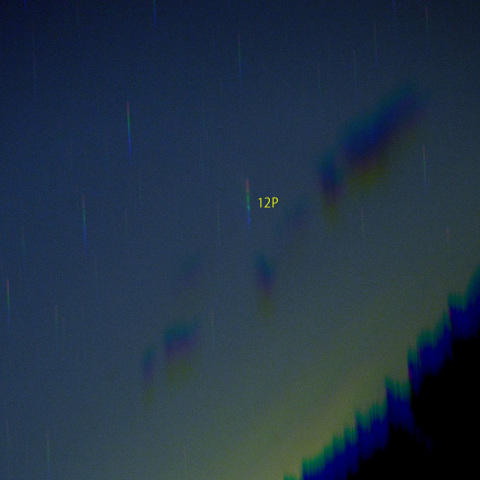 ポン・ブルックス彗星スペクトル (24-04-05)