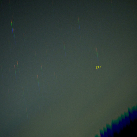 ポン・ブルックス彗星スペクトル (24-04-06)