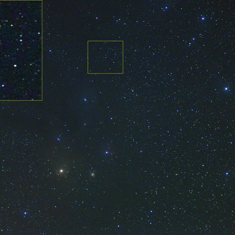 さそり座頭部と小惑星アリアドネ (24-07-01)