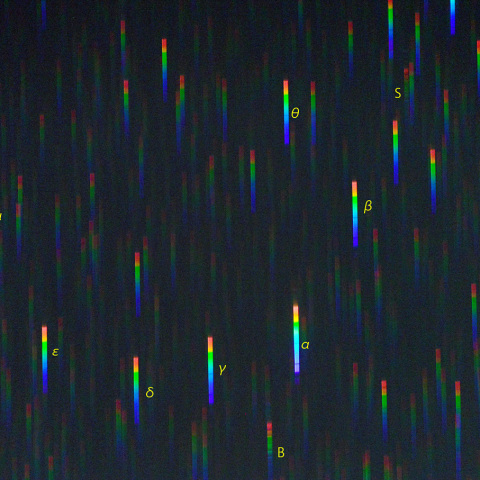 かんむり座のスペクトル