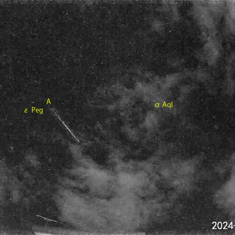 明け方の流星 (24-07-09)