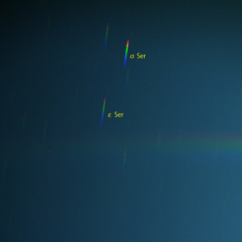 紫金山・アトラス彗星のスペクトル (24-10-16)