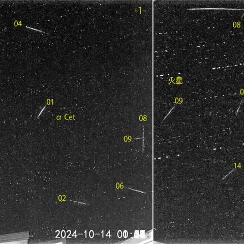 夜半後の流星 (24-10-14)