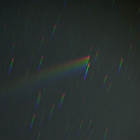 紫金山・アトラス彗星のスペクトル (24-10-20)