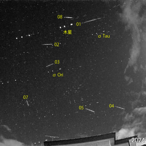 夜半後の流星 (24-10-17)