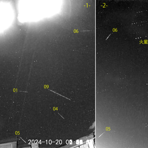 夜半後の流星 (24-10-20)