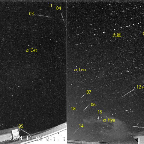 夜半後の流星 (24-11-01)