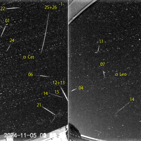 夜半後の流星 (24-11-05)