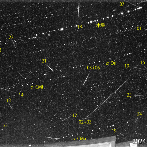 夜半後の流星 (24-11-06)