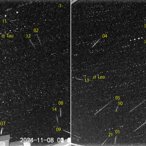 夜半前の流星 (24-11-08)