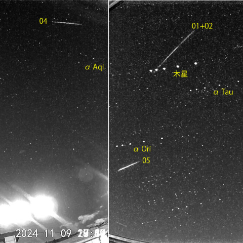夜半前の流星 (24-11-09)