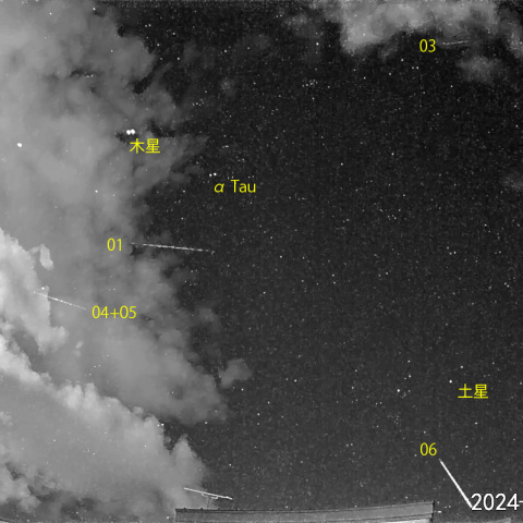 夜半前の流星 (24-11-19)
