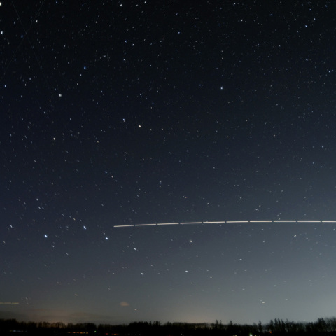 北斗七星とISS (24-11-23)