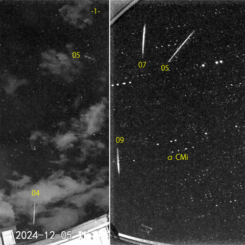 夜半前の流星 (24-12-05)