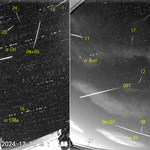 夜半後の流星 (24-12-06)