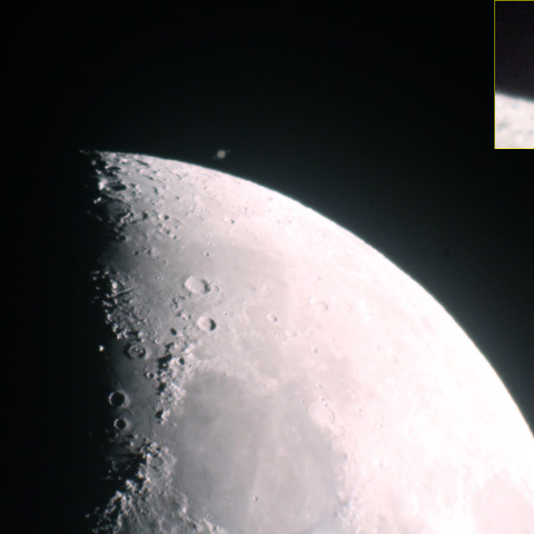 月と土星の接近 (24-12-08)