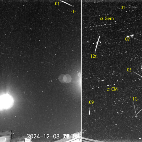 夜半前の流星 (24-12-08)