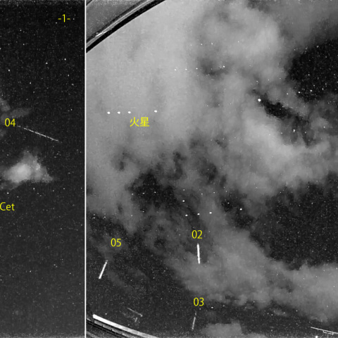 夜半前の流星 (24-12-09)