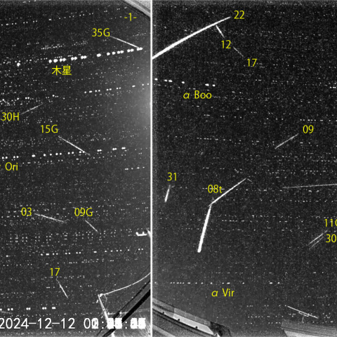 夜半後の流星 (24-12-12)