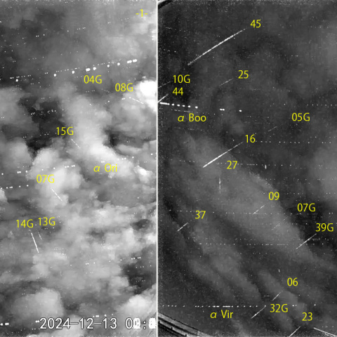 夜半後の流星 (24-12-13)