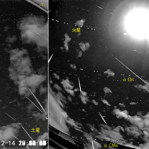 夜半前の流星 (24-12-14)