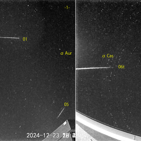 夜半前の流星 (24-12-23)