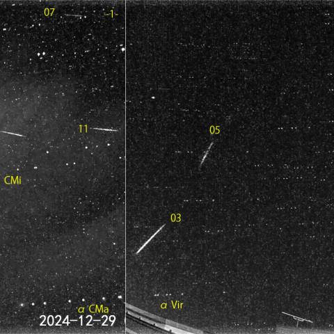 夜半後の流星 (24-12-29)