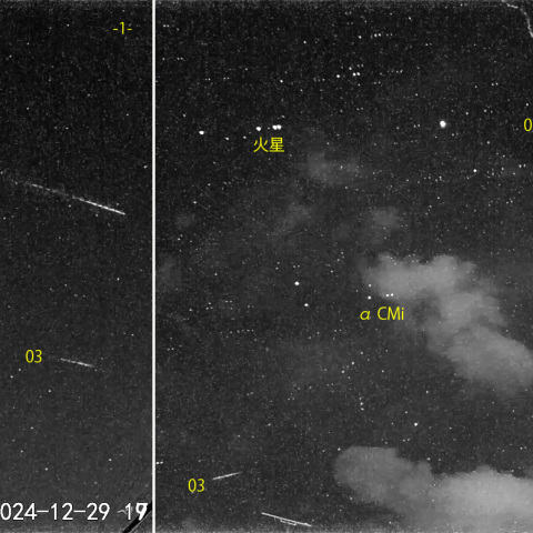 夜半前の流星 (24-12-29)