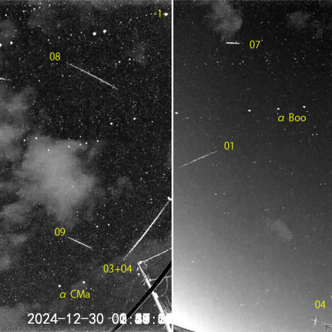 夜半後の流星 (24-12-30)