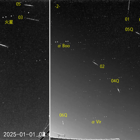 夜半後の流星 (25-01-01)