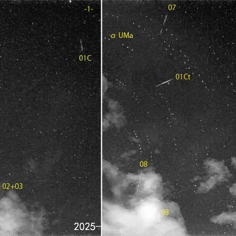 夜半後の流星 (25-01-02)