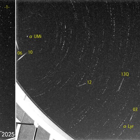 夜半後の流星 (25-01-03)