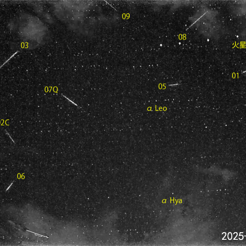 夜半後の流星 (25-01-06)