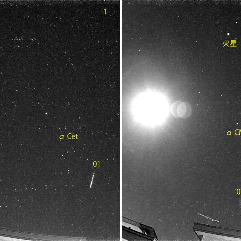 夜半前の流星 (25-01-17)