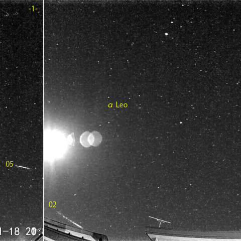 夜半前の流星 (25-01-18)