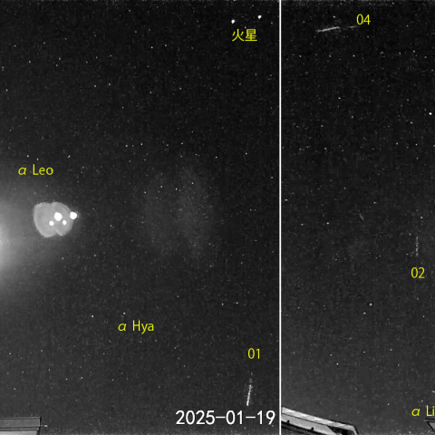 夜半後の流星 (25-01-19)