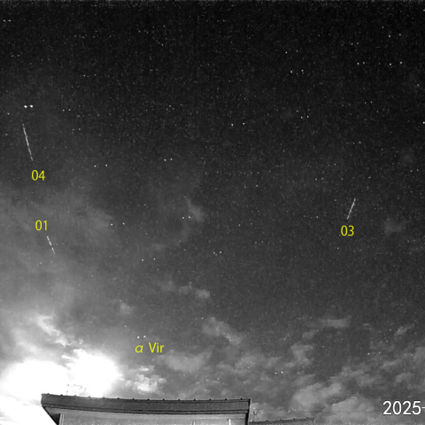 夜半後の流星-2 (25-01-22)