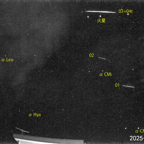 夜半前の流星 (25-01-27)