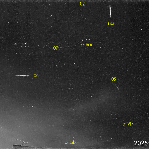 夜半後の流星-2 (25-01-30)