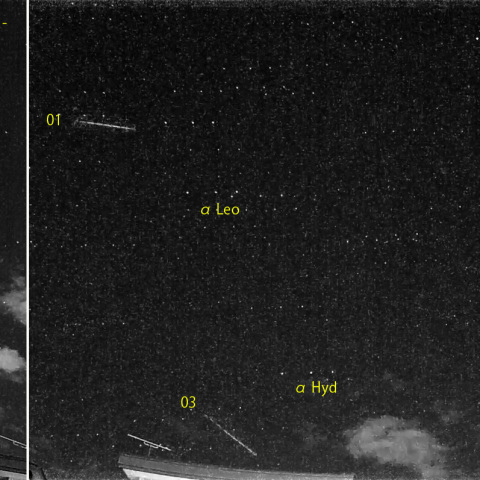 夜半前の流星 (25-02-01)