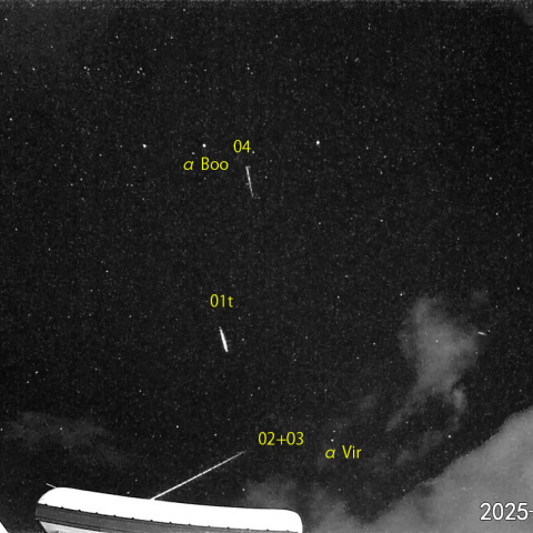 夜半後の流星 (25-02-06)