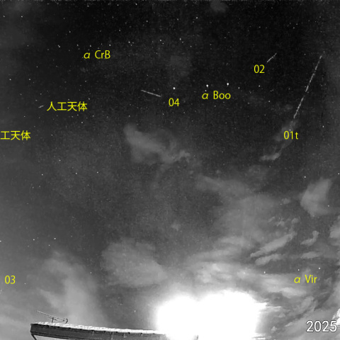 夜半後の流星 (25-02-19)