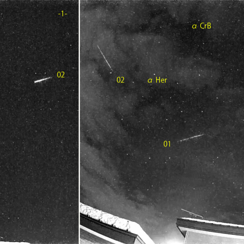夜半後の流星 (25-02-21)